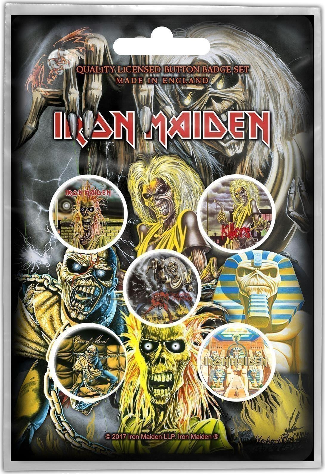 Iron Maiden: Early Albums Button (Badge Pack)