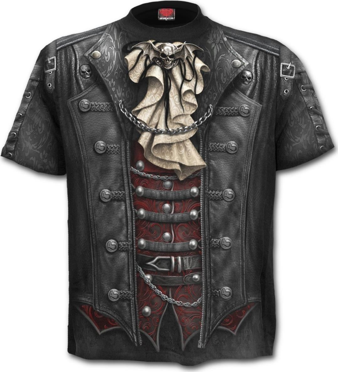 Spiral: Goth Wrap Allover T-shirt Black (T-Shirt Unisex Tg. S)