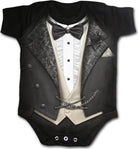 Spiral: Tuxed Baby Sleepsuit Black (Body Bambino Tg. S)
