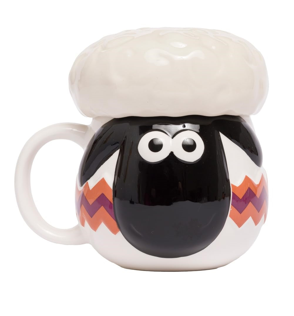 Aardman: Half Moon Bay - Shaun The Sheep (Mug Shaped W/Lid Boxed (350Ml) / Tazza)