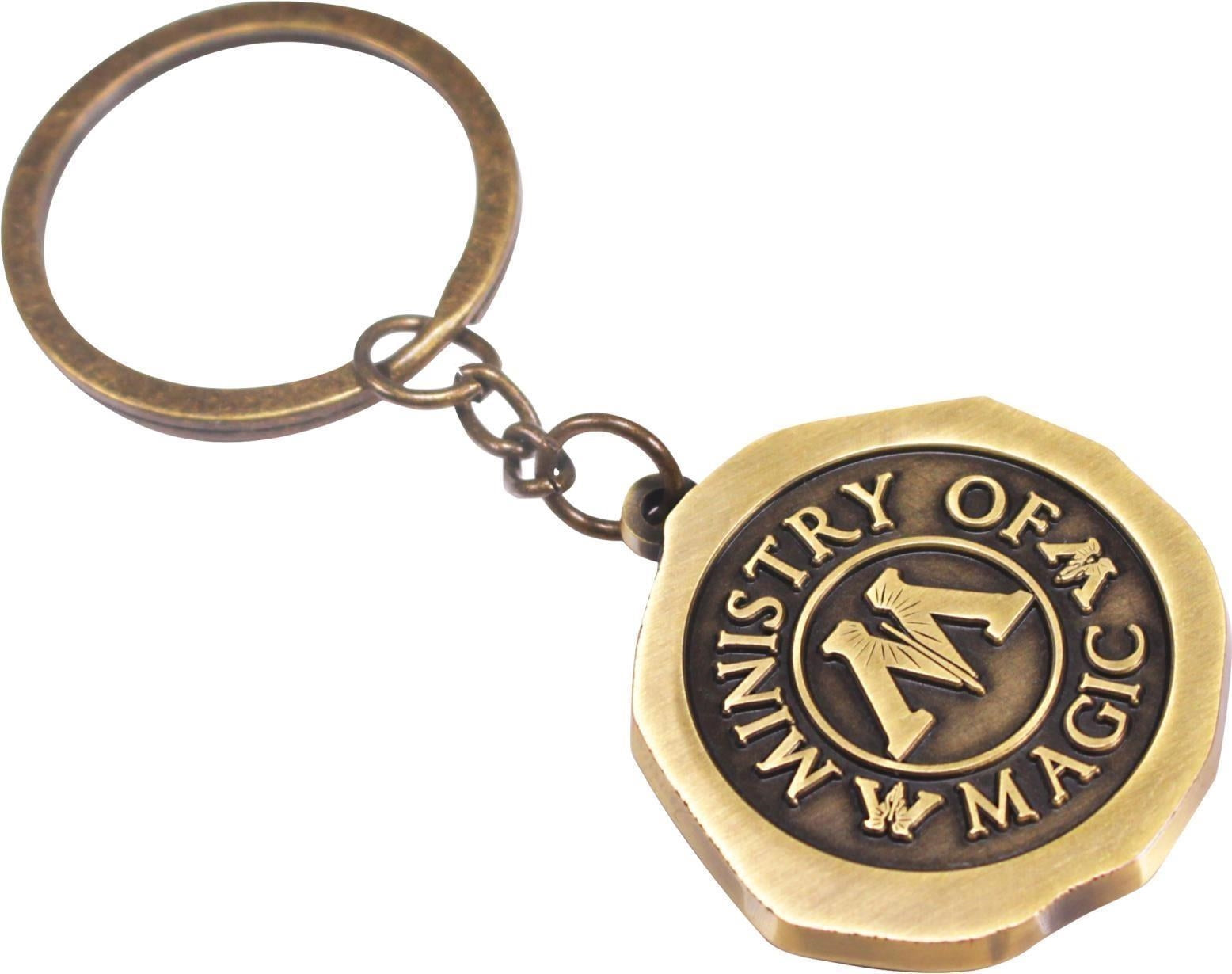Harry Potter: Half Moon Bay - Ministry Of Magic Metal Keyring (Portachiavi)