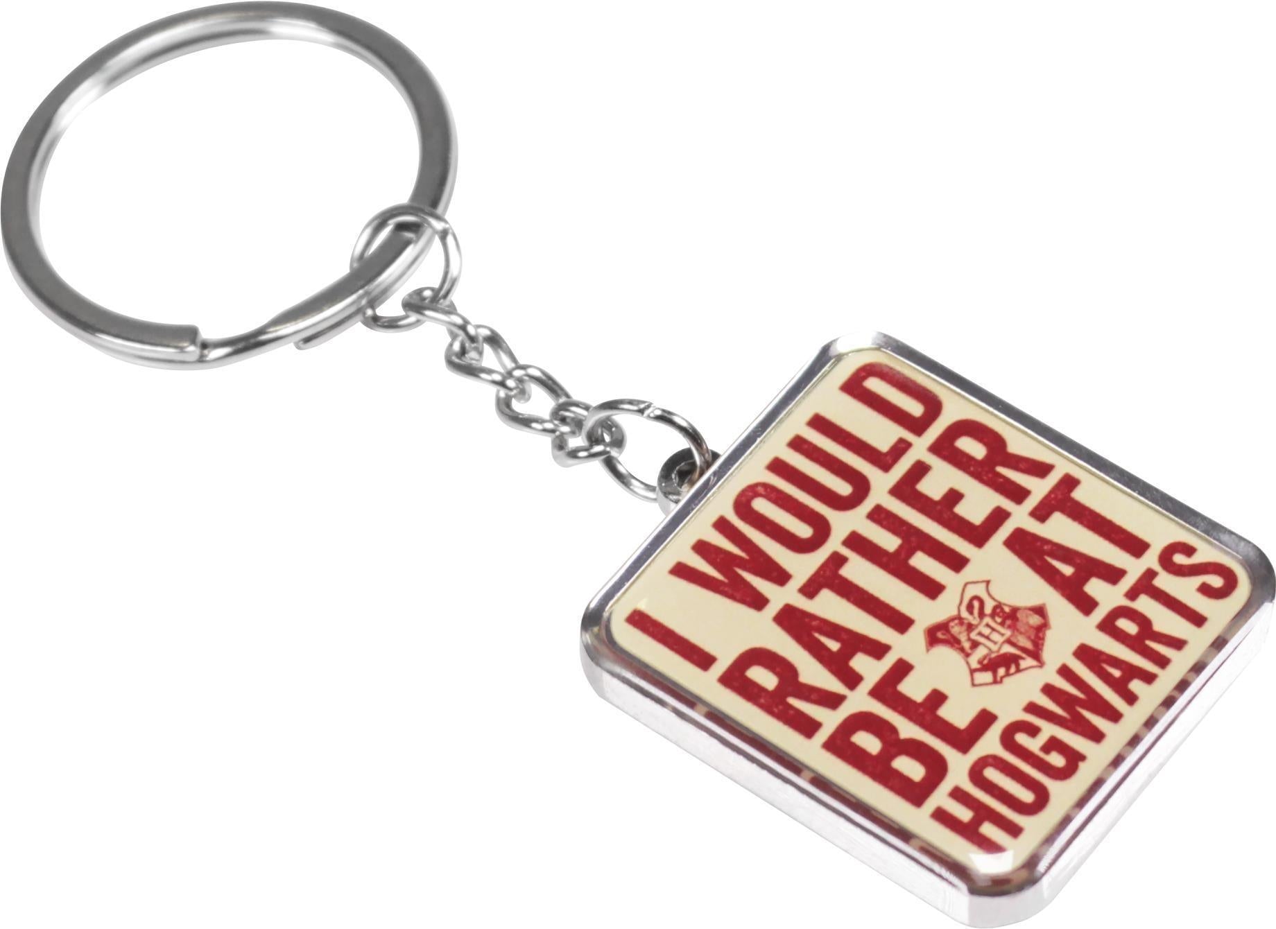 Harry Potter: Half Moon Bay - Rather Be At Hogwarts (Keyring With Header Card / Portachiavi)