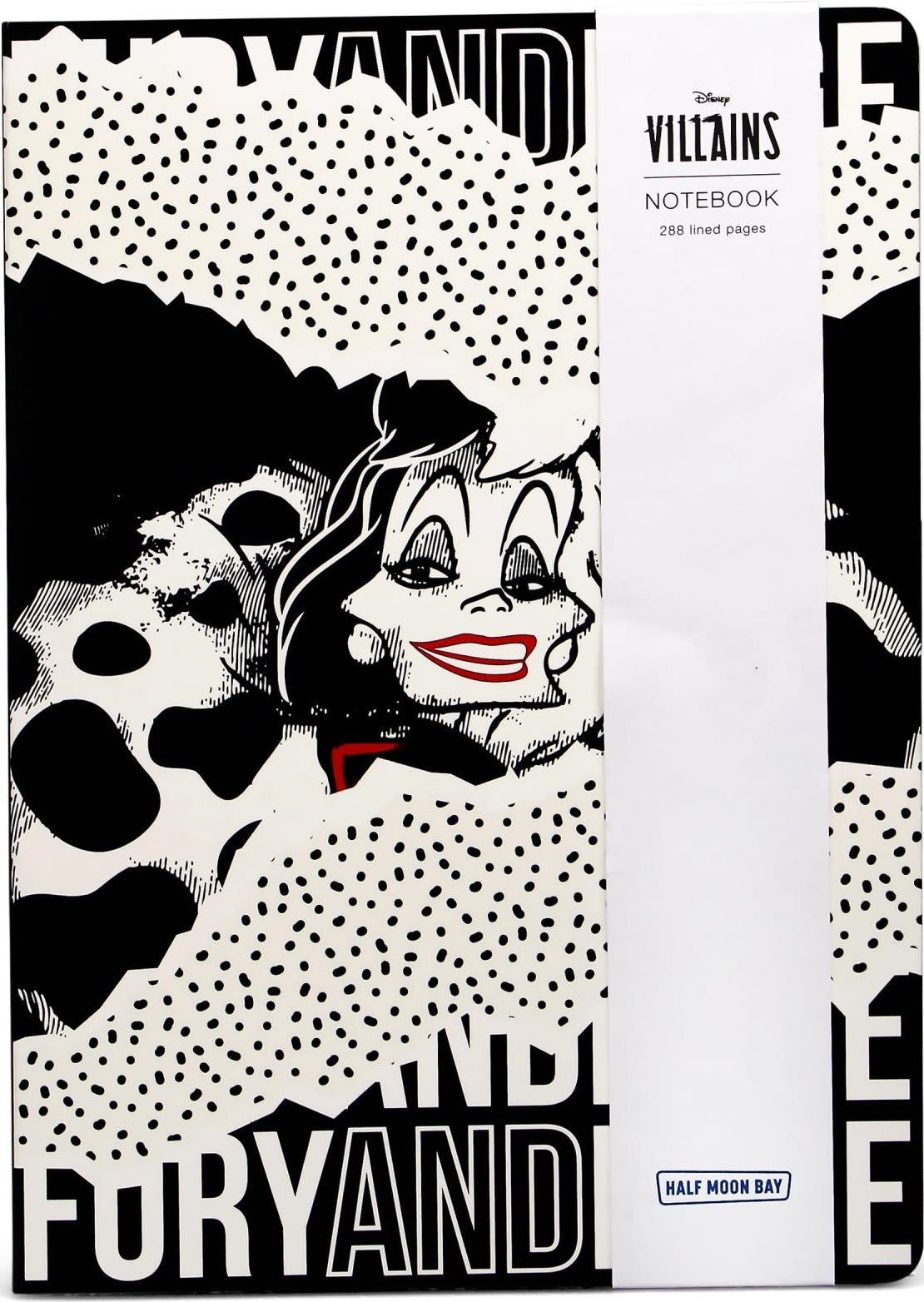 Disney: Half Moon Bay - Cruella (A5 Notebook / Quaderno)