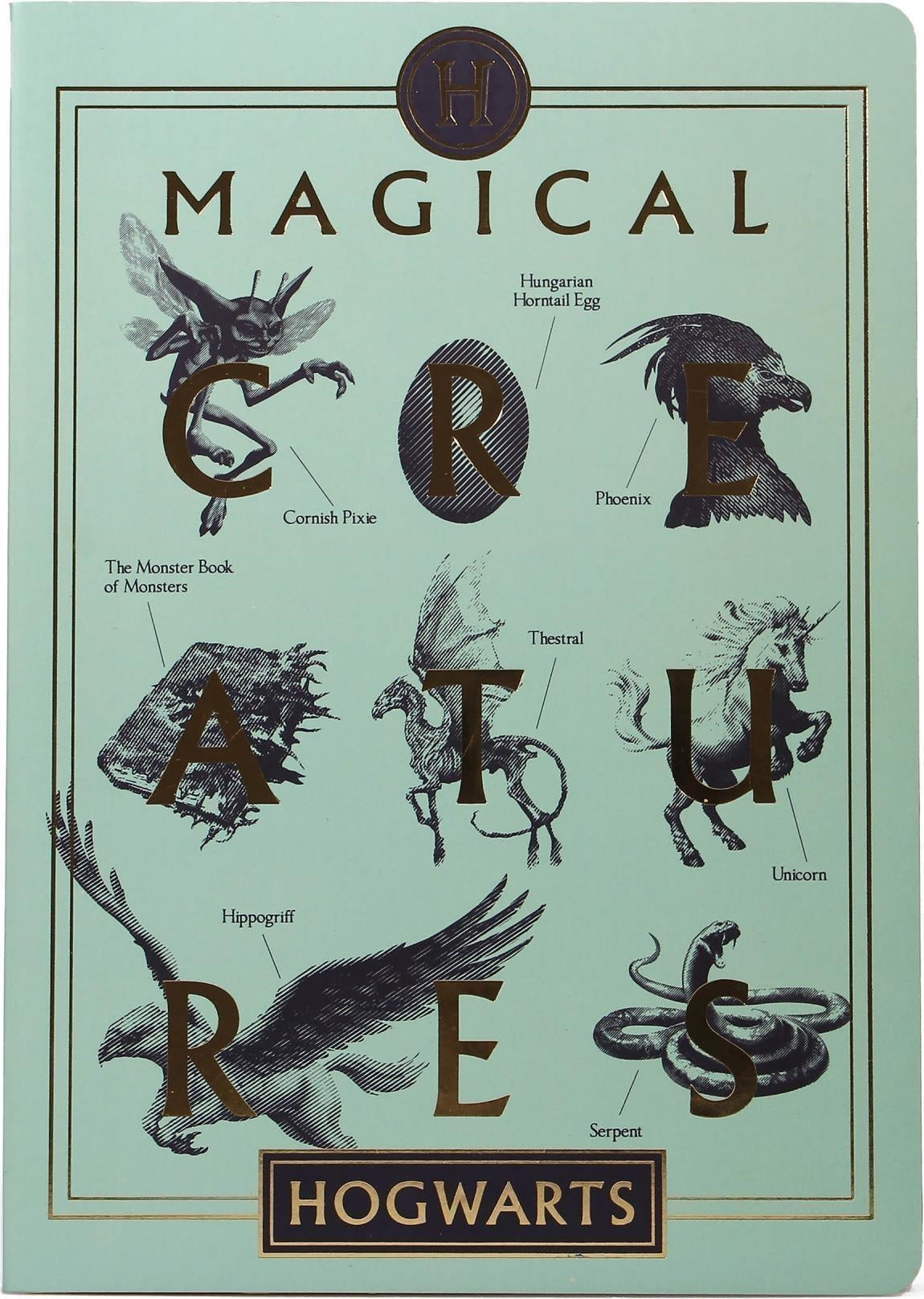 Harry Potter: Half Moon Bay - Magical Creatures (Quaderno A5 Flexi)