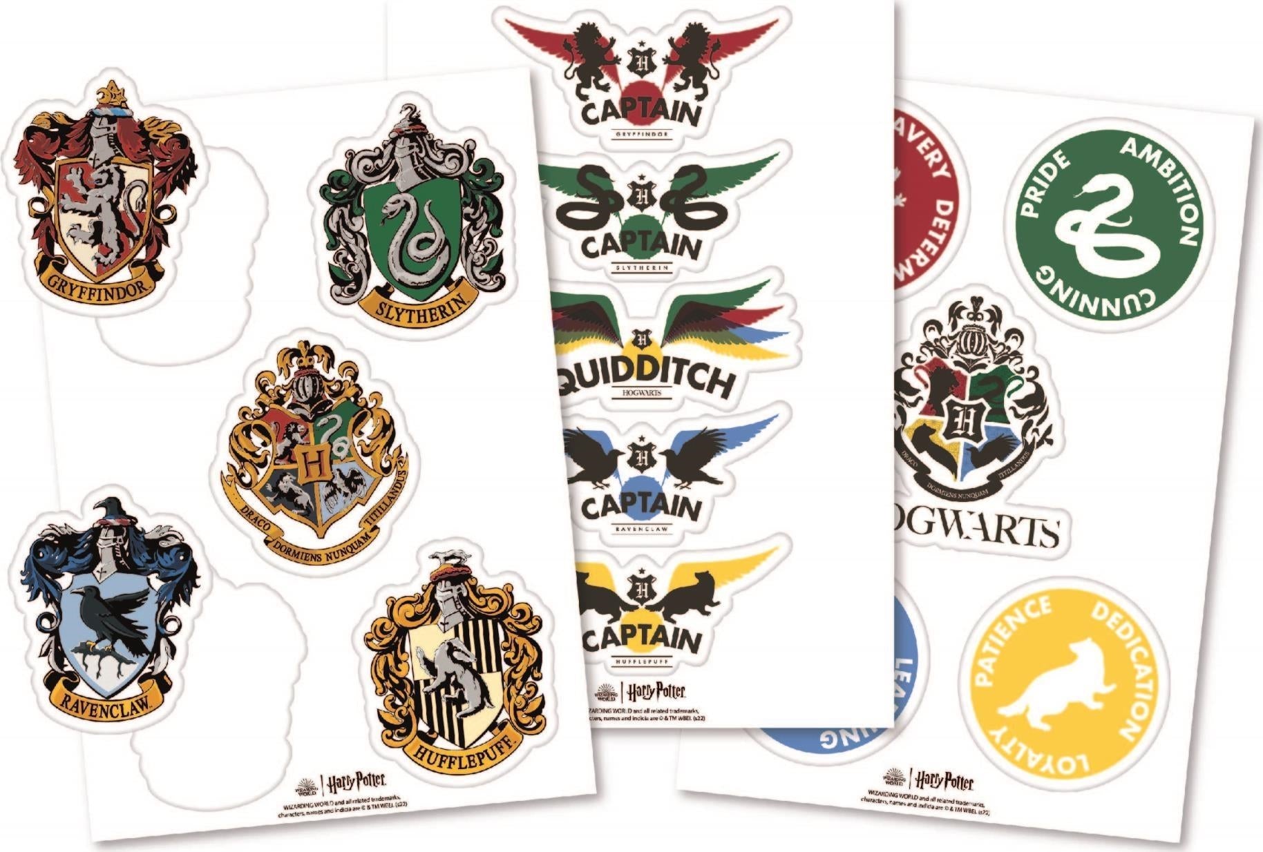 Harry Potter: Half Moon Bay - House Pride (Sticker Sheet / Foglio Di Adesivi)