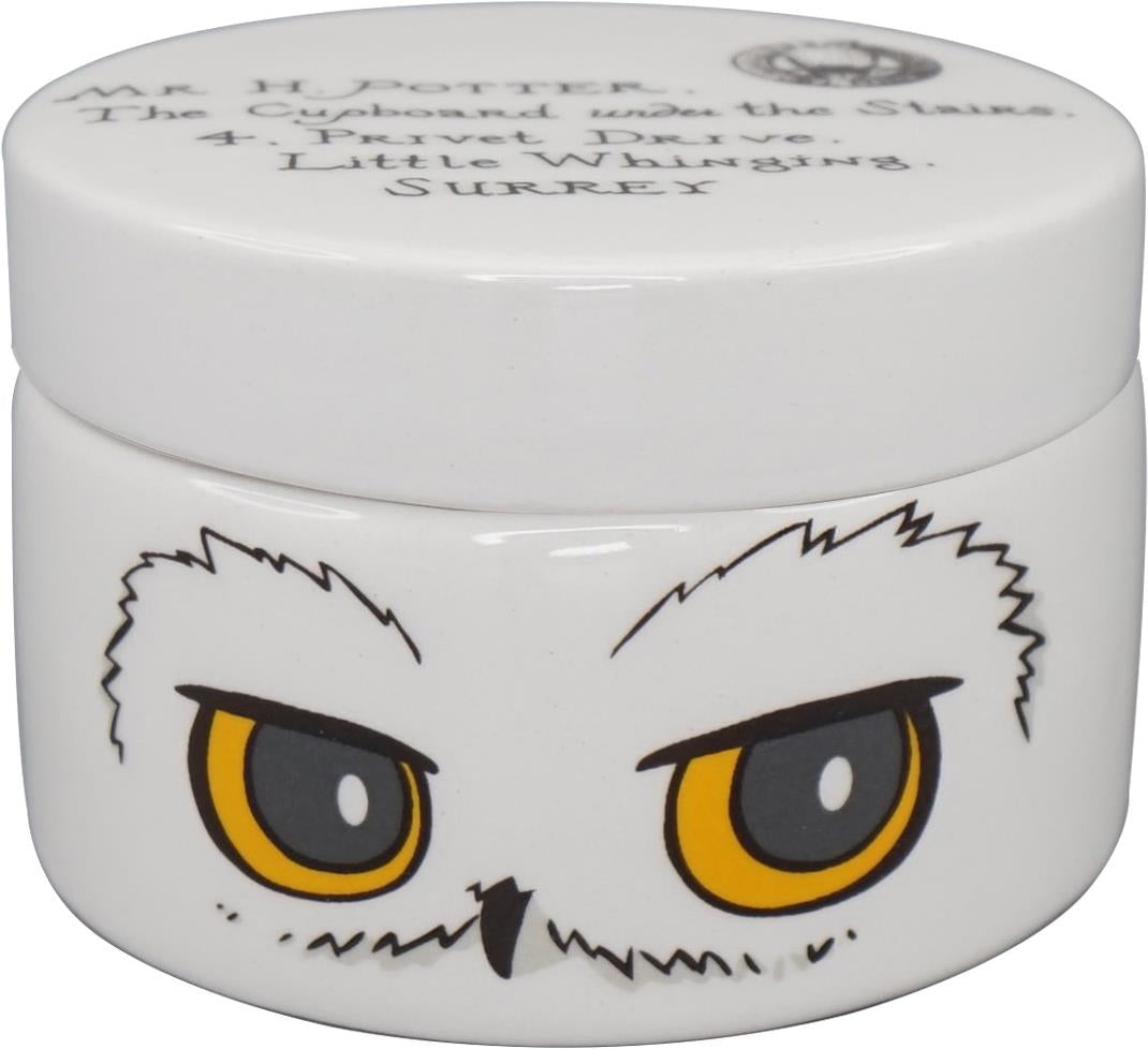 Harry Potter: Half Moon Bay - Hedwig (Box Round Ceramic 6 Cm / Scatola Rotonda Ceramica)