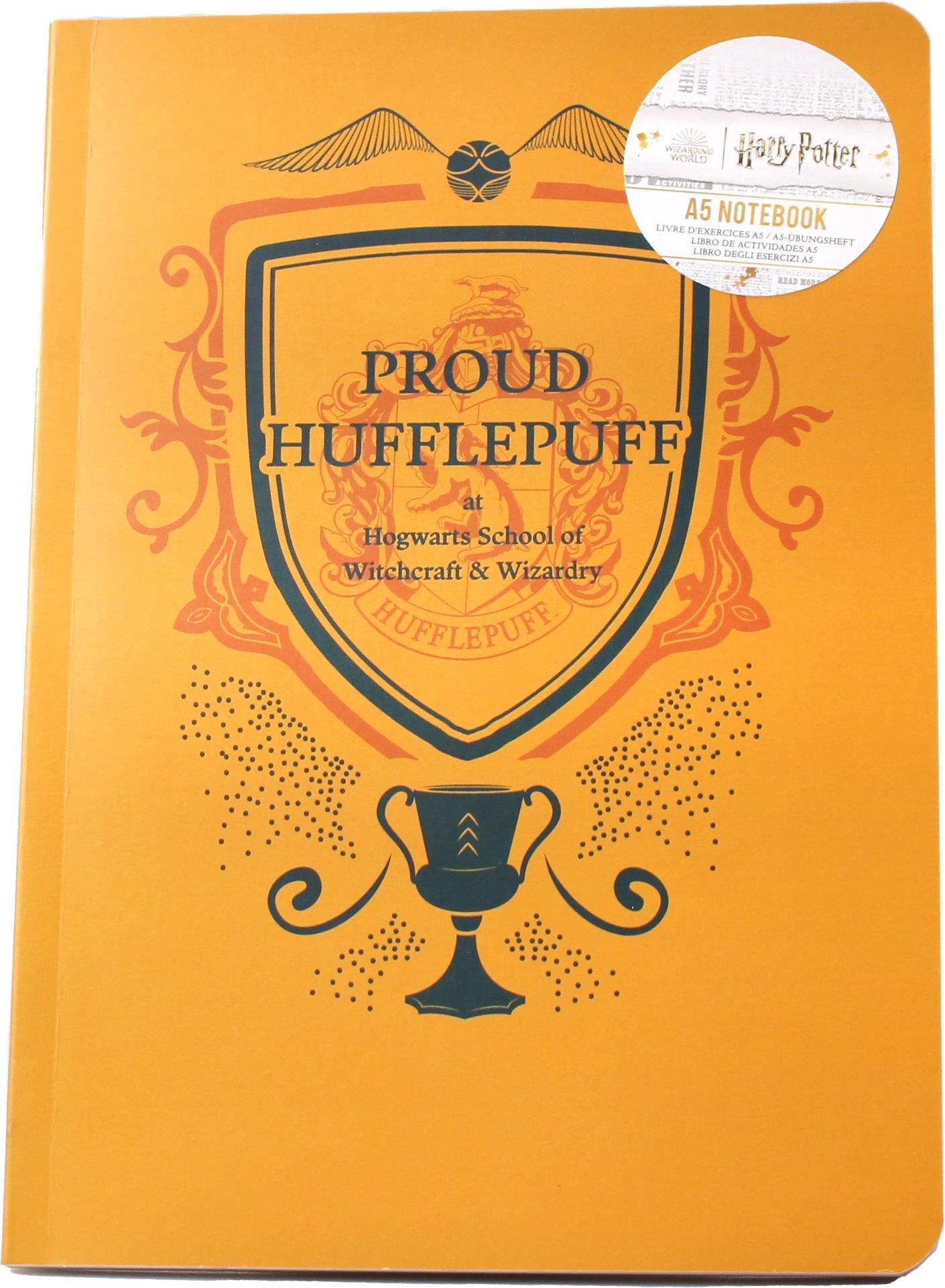 Harry Potter: Half Moon Bay - Proud Hufflepuff (A5 Notebook Soft / Quaderno)