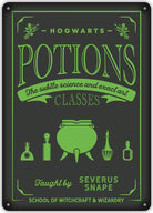 Harry Potter: Half Moon Bay - Potions (Tin Sign A5 / Cartello Latta A5)