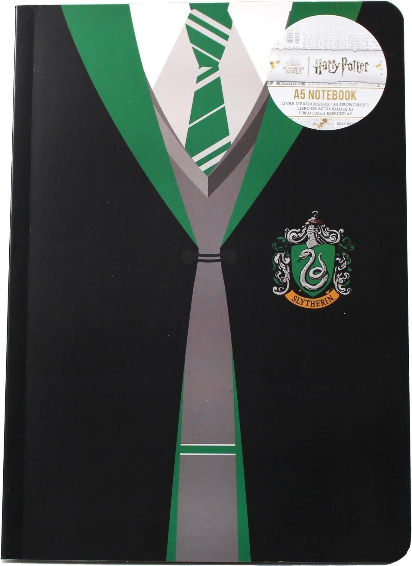 Harry Potter: Half Moon Bay - Uniform Slytherin (A5 Notebook Soft / Quaderno)