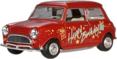 Oxford Diecast: P 1/43 Happy Birthday Mini Car