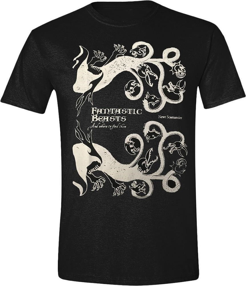 Fantastic Beasts: Cover Black (T-Shirt Unisex Tg. S)