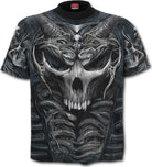 Spiral: Skull Armour - Allover Black (T-Shirt Unisex Tg. S)