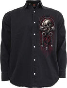 Spiral: Soul Rider Stone Washed Black (Maglia Manica Lunga Unisex Tg. M)