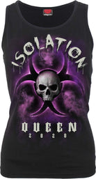 Spiral: Isolation Queen - Razor Back Top Black (Plain) Donna S