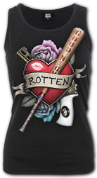 Spiral: Harley Quinn - Rotten - Razor Back Black (Top Donna Tg. M)