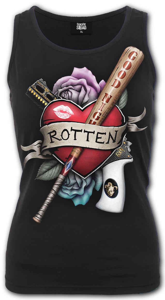 Spiral: Harley Quinn - Rotten - Razor Back Black (Top Donna Tg. M)