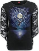 Spiral - Witchcraft - Rose Lace Sleeve Top