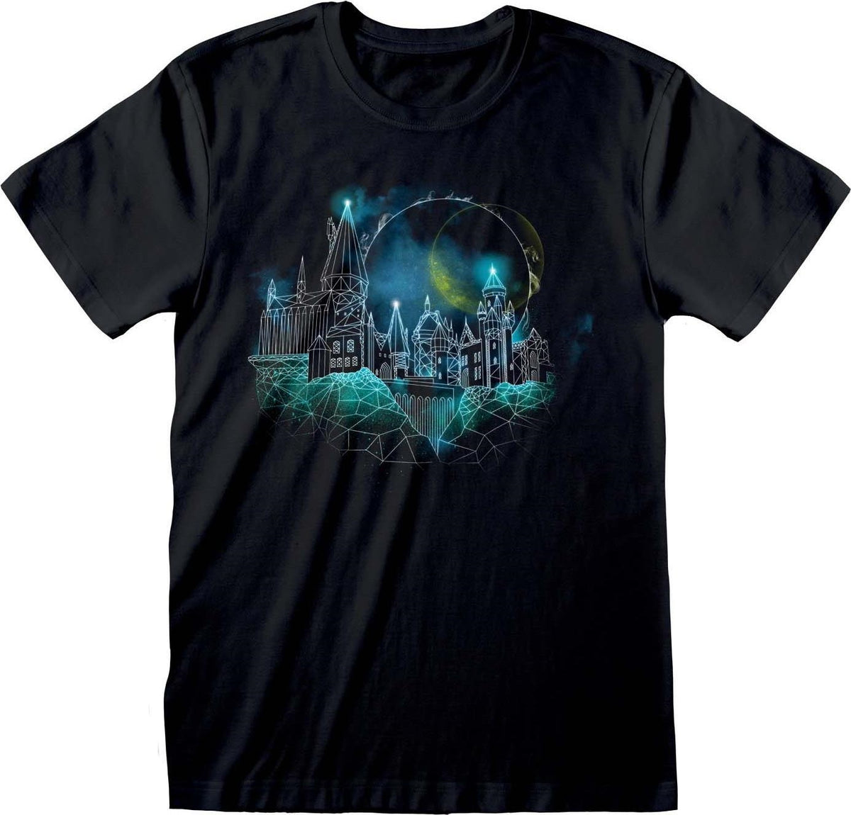 Harry Potter: Wireframe Hogwarts (T-Shirt Unisex Tg. S)