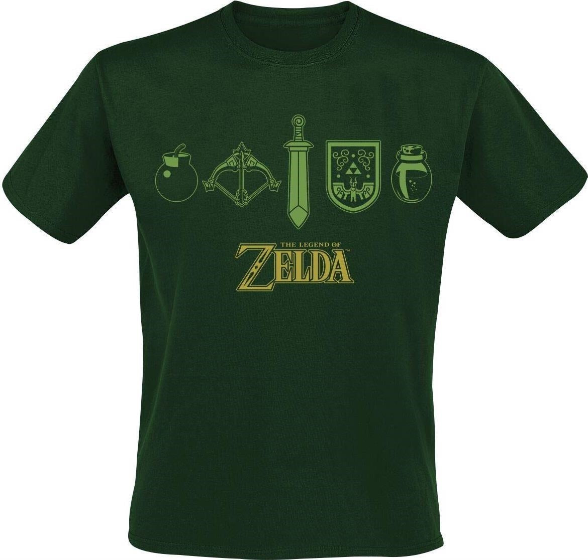 Nintendo: The Legend Of Zelda - Icons (T-Shirt Unisex Tg. XL)