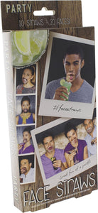 Paladone: Face Straws (Set 10 Sottobicchieri)