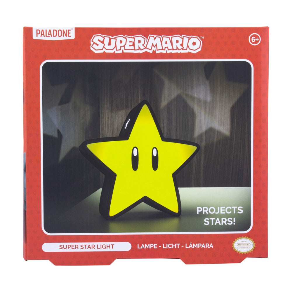Nintendo: Paladone - Super Mario - Super Star Light With Projection (Lampada)