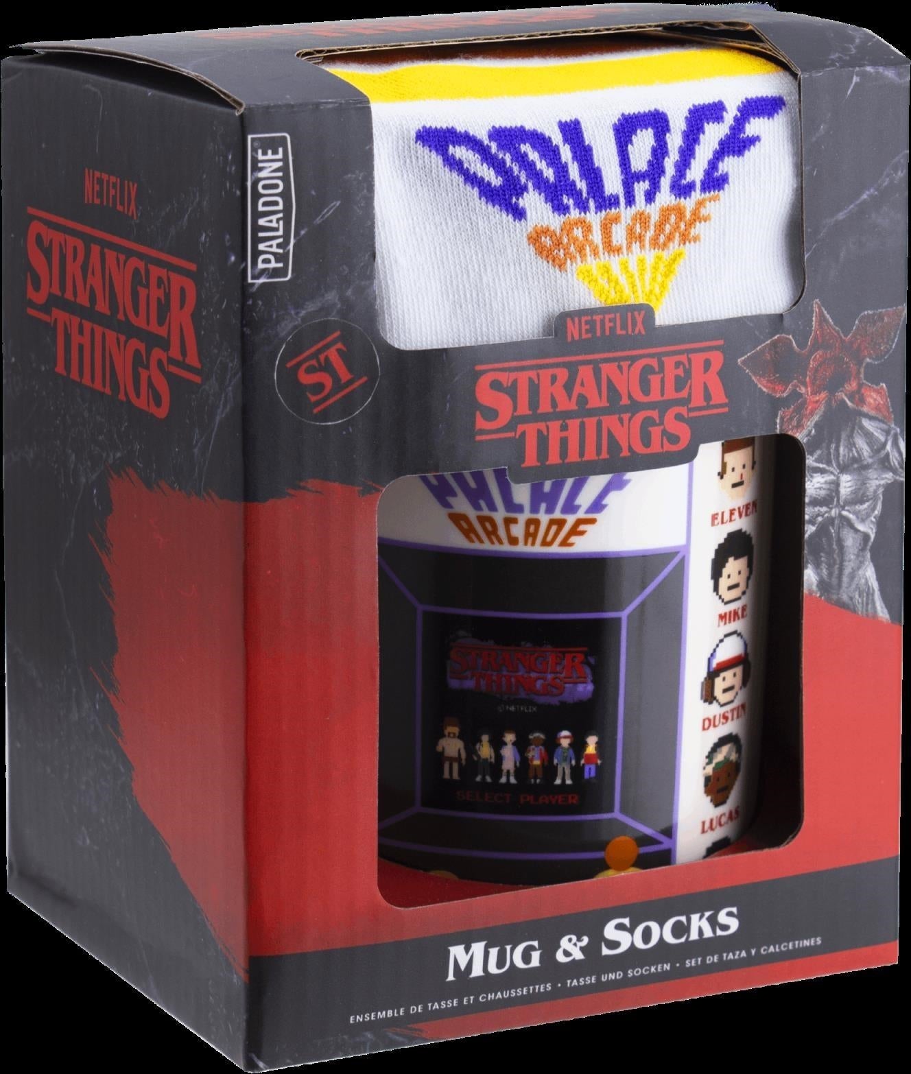 Stranger Things: Paladone - Palace Arcade (Mug & Socks / Set Tazza+Calzini)