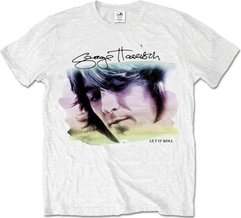 George Harrison: Rock Off - Water Colour Portrait (T-Shirt Unisex Tg. M)