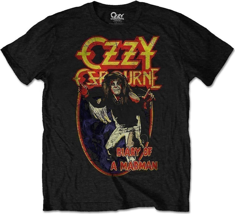 Ozzy Osbourne: Rock Off - Diary Of A Mad Man Black (T-Shirt Unisex Tg. M)