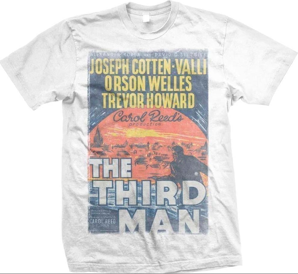 Studiocanal: The Third Man White (T-Shirt Unisex Tg. S)