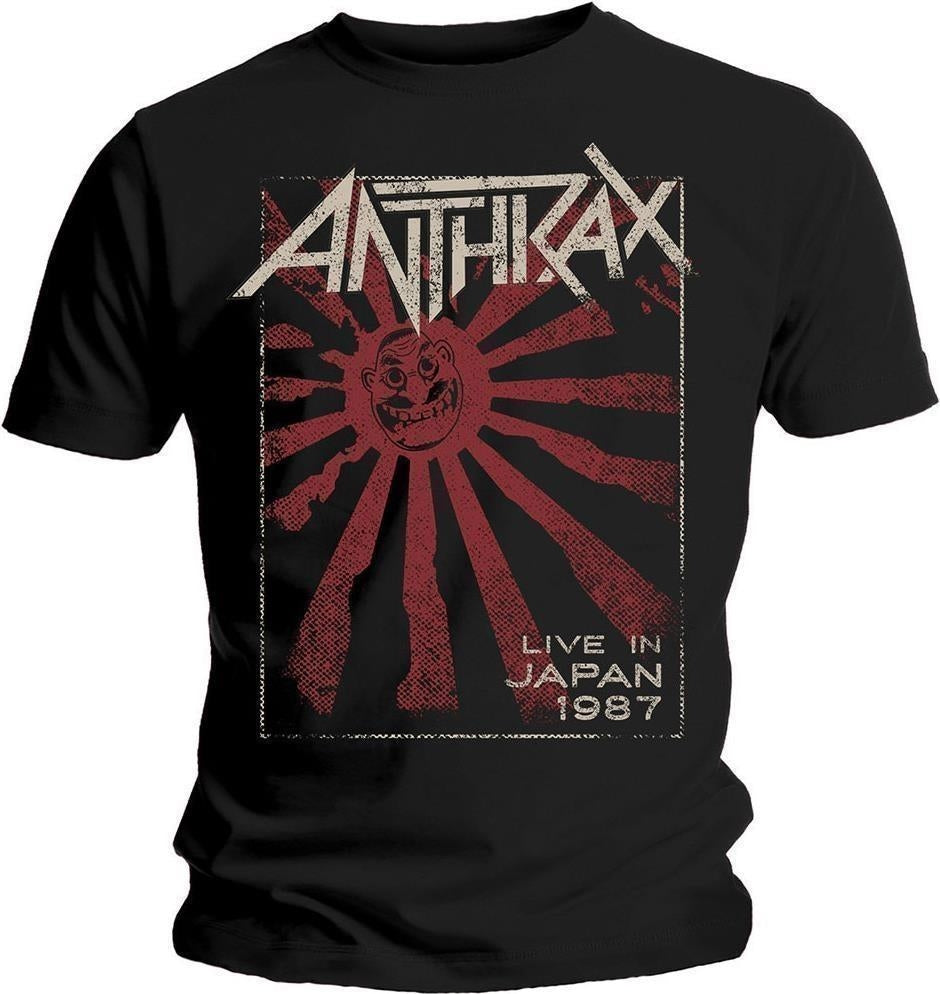 Anthrax: Rock Off - Live In Japan Black (T-Shirt Unisex Tg. L)