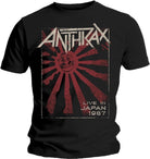 Anthrax: Rock Off - Live In Japan Black (T-Shirt Unisex Tg. L)