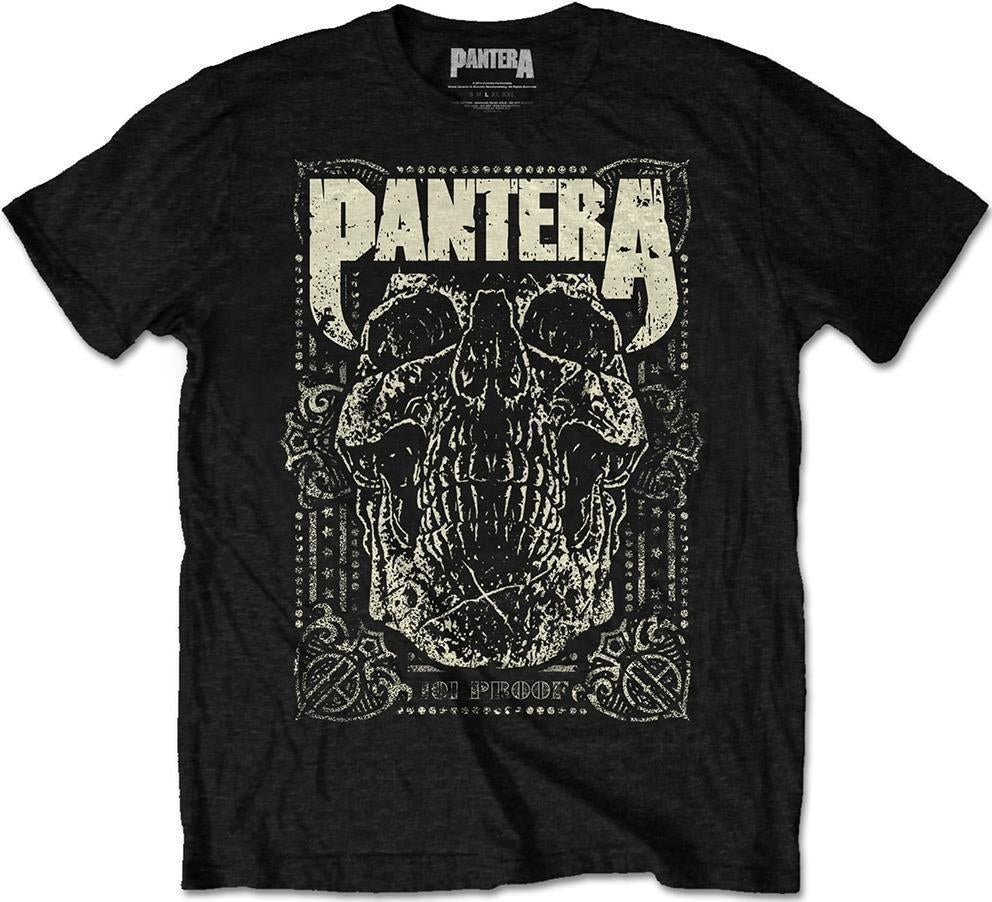 Pantera: 101 Proof Skull Black (T-Shirt Unisex Tg. M)