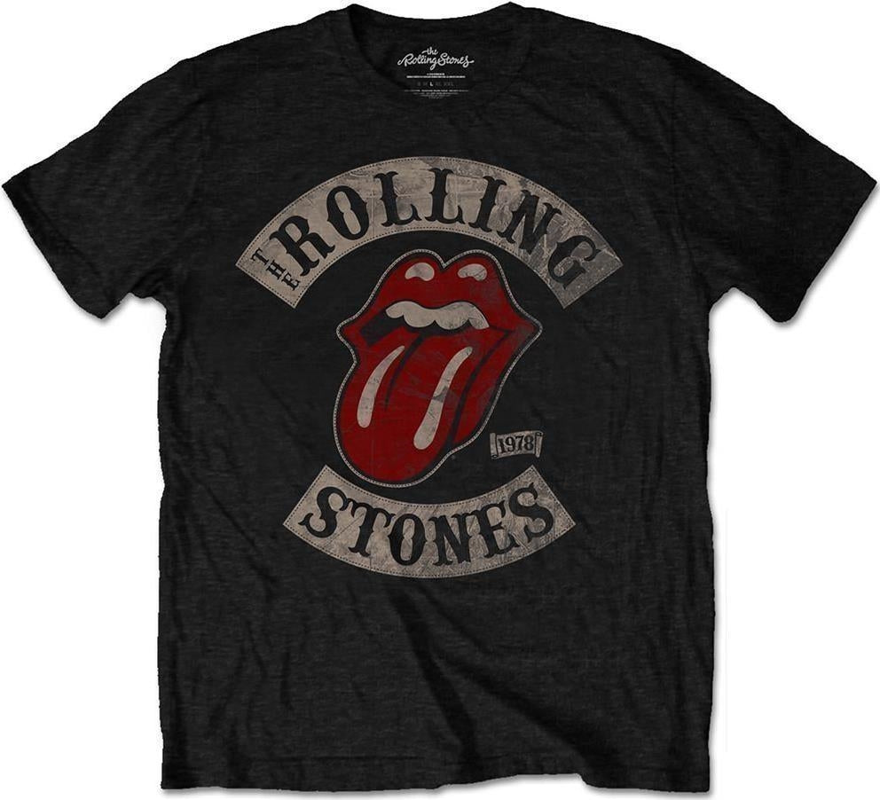 Rolling Stones (The): Tour 78 Black (T-Shirt Unisex Tg. S)