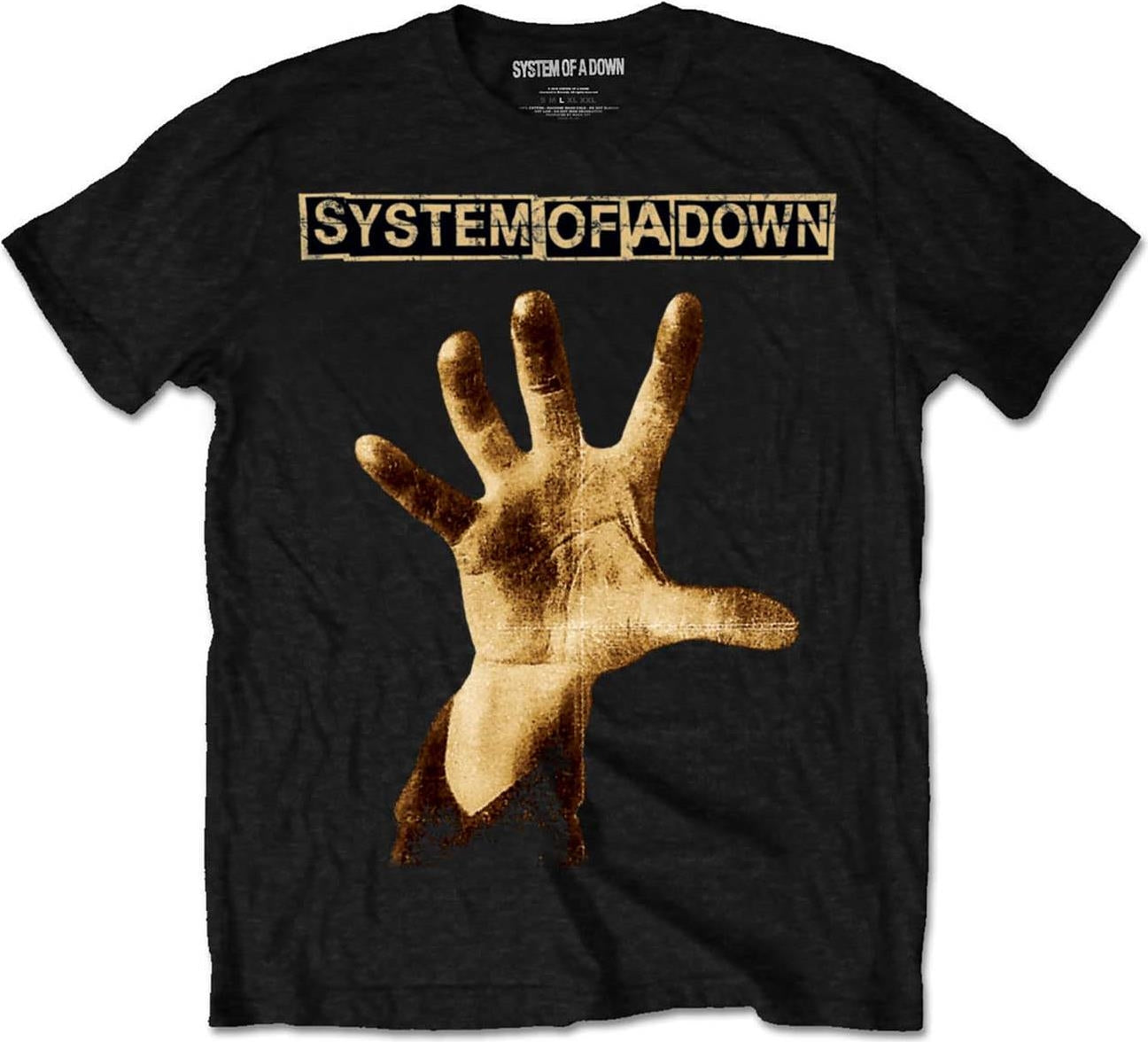 System Of A Down: Rock Off - Hand (t-shirt Unisex Tg. XL)
