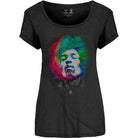 Jimi Hendrix: Rock Off - Galaxy (T-Shirt Donna Tg. M)