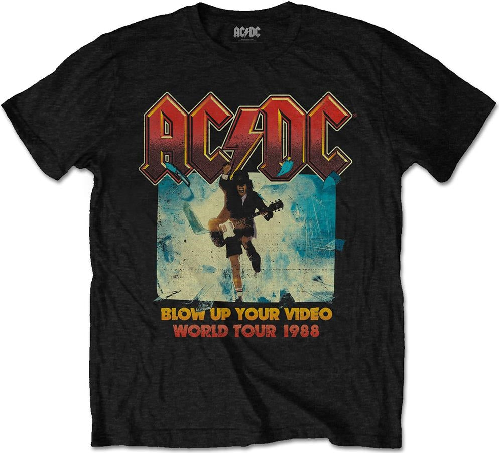 Ac/Dc: Rock Off - Blow Up Your Video Black (T-Shirt Unisex Tg. L)
