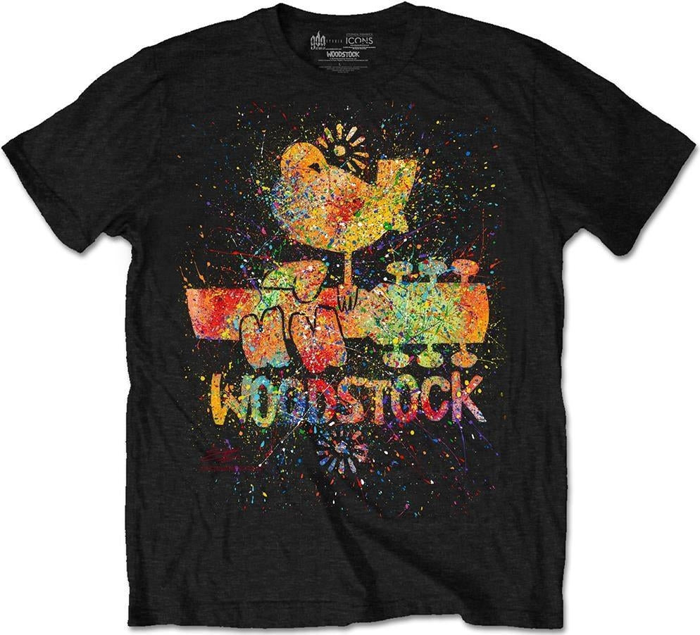 Woodstock: Splatter Special Edition Black (T-Shirt Unisex Tg. 2XL)