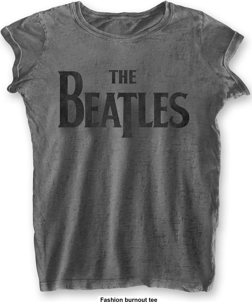 Beatles (The): Drop T Logo (T-Shirt Donna Tg. L)