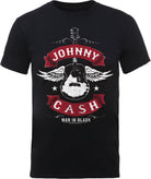 Johnny Cash: Winged Guitar (T-Shirt Unisex Tg. S)