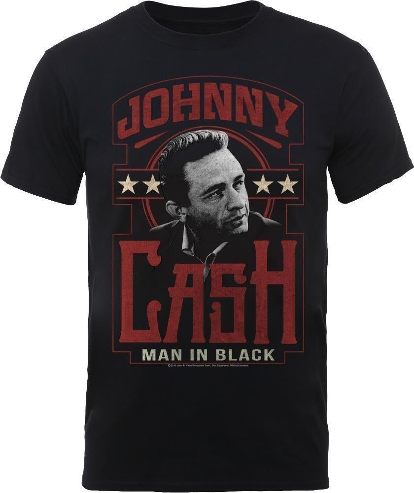Johnny Cash: Rock Off - Man In Black (T-Shirt Unisex Tg. M)