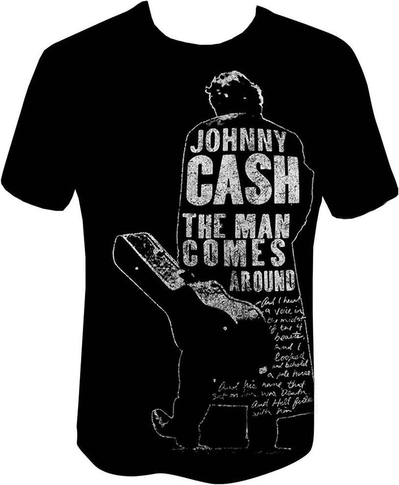 Johnny Cash: Rock Off - Man Comes Around (T-Shirt Unisex Tg. M)