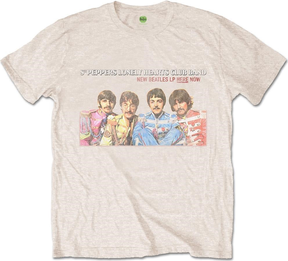 Beatles (The): Lp Here Now Beige (T-Shirt Unisex Tg. L)