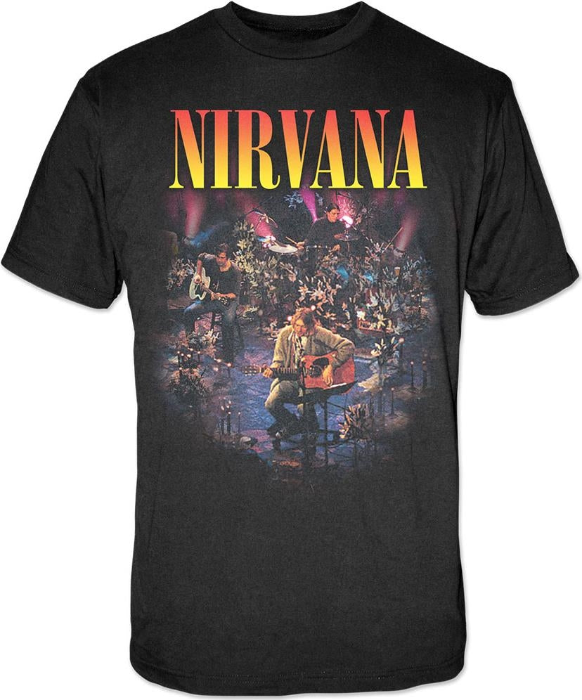 Nirvana: Rock Off - Unplugged Photo (T-Shirt Unisex Tg. M)