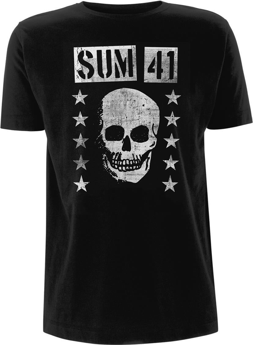 Sum 41 - Grinning Skull (T-Shirt Unisex Tg. L)