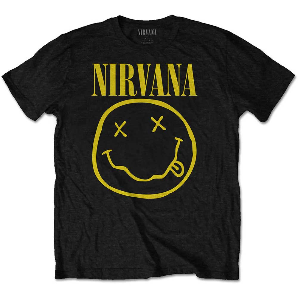Nirvana: Rock Off - Smiley Logo (T-Shirt Unisex Tg. 2XL)