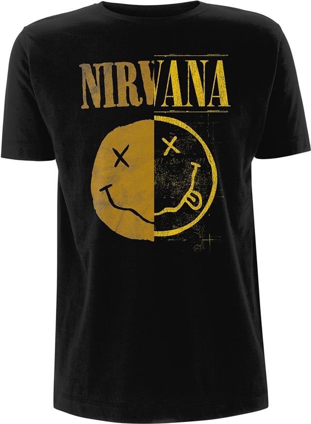 Nirvana: Spliced Smiley (T-Shirt Unisex Tg. XL)