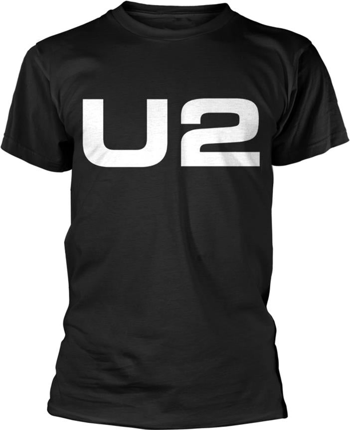 U2: White Logo (T-Shirt Unisex Tg. L)