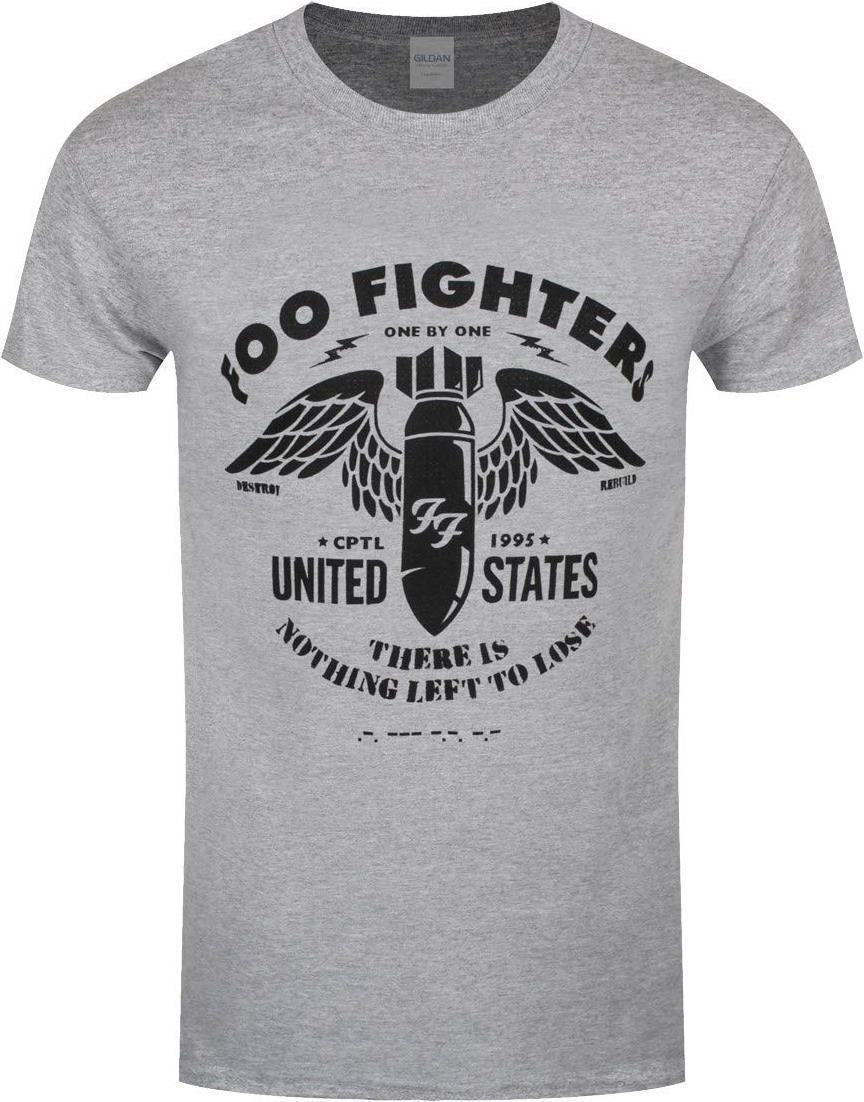 Foo Fighters - Stencil Grey (T-Shirt Unisex Tg. 2XL)