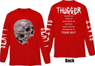 Young Thug: Thugger Skull (Back & Sleeve Print) (Maglia Manica Lunga Unisex Tg. 2XL)
