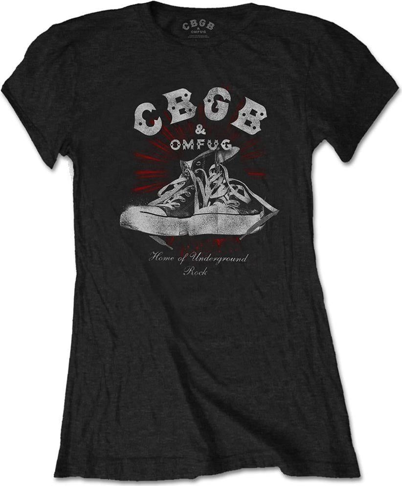 Cbgb: Converse (T-Shirt Donna Tg. L)